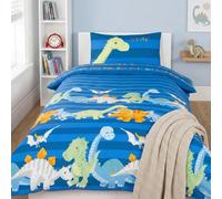 Housse De Couette Dinosaure Bleue Pour Lit De Bébé