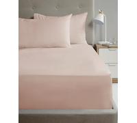 Rapport Home Drap-Housse King Size en Percale Rose