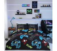 Rapport Home Gamer Parure de lit en Microfibre pour lit Simple Multicolore