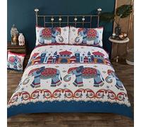 Rapport Home Rapport-Arabian-Nights Parure de lit 52% Polyester 48% Coton, Multicolore, 1 x King - 230 x 220 cms 2 x Pillow Case - 50 x 75 cms