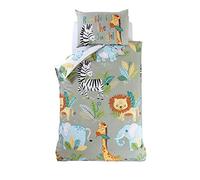 Rapport Home Rumble in The Jungle Parure de lit pour Enfant Vert