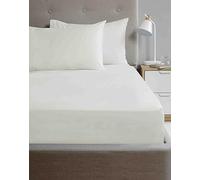 Rapport Home So Soft Drap-Housse en Microfibre de qualité supérieure pour lit Double Crème