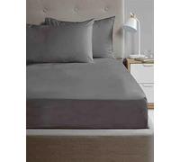 Rapport Home So Soft Drap-Housse en Microfibre de qualité supérieure pour lit Simple Anthracite