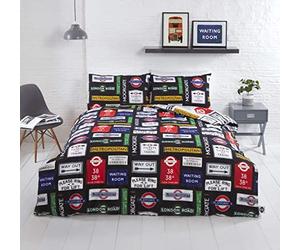Rapport Home TFL (Transport for London) Parure de lit King Size