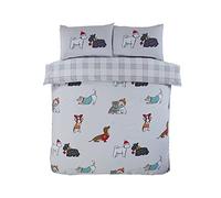 Rapport Home Winter Tails Parure de lit de Noël en Coton Multicolore King Size