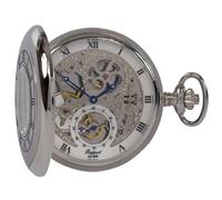 Rapport London - PW45 - Montre de poche - Mécanique - 53mm - argent - Half Hunter