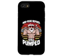 Rapport mi-année Encore pompé Père Noël Kettlebell Gym Workout Coque pour iPhone SE (2020) / 7/8