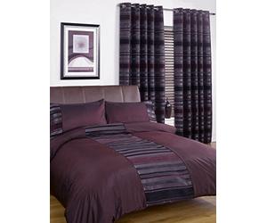 Rapport Parure de lit de New York, Aubergine, Simple