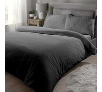 Rapport Parure de lit Luxueuse Super Douce et Chaude avec Housse de Couette pour lit Simple Gris Anthracite