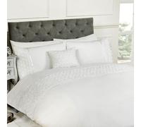 Rapport Duvet Ensemble de housse de couette Literie Rose et ruban surélevés Polycoton, coton et polyester