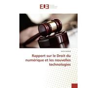Rapport sur le Droit du numérique et les nouvelles technologies - Sacha Gaillard - Universitaires Europeennes - broché - Etude