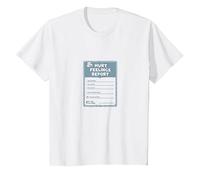Rapport sur Les Sentiments blessés : Formulaire de Soutien émotionnel Humoristique T-Shirt, Enfant, Blanc, 6 Ans