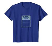 Rapport sur Les Sentiments blessés : Formulaire de Soutien émotionnel Humoristique T-Shirt, Enfant, Bleu Royal, 8 Ans