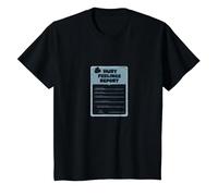 Rapport sur Les Sentiments blessés : Formulaire de Soutien émotionnel Humoristique T-Shirt, Enfant, Noir, 2 Ans