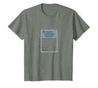 Rapport sur Les Sentiments blessés : Formulaire de Soutien émotionnel Humoristique T-Shirt, Enfant, Vert Kaki chiné, 3 Ans