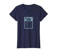 Rapport sur Les Sentiments blessés : Formulaire de Soutien émotionnel Humoristique T-Shirt, Femme, Bleu Marine, L