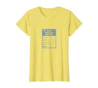 Rapport sur Les Sentiments blessés : Formulaire de Soutien émotionnel Humoristique T-Shirt, Femme, Citron, S