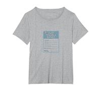 Rapport sur Les Sentiments blessés : Formulaire de Soutien émotionnel Humoristique T-Shirt, Femme Grandes Tailles, Gris Chiné, 4X