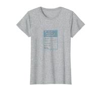 Rapport sur Les Sentiments blessés : Formulaire de Soutien émotionnel Humoristique T-Shirt, Femme, Gris Chiné, S