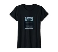 Rapport sur Les Sentiments blessés : Formulaire de Soutien émotionnel Humoristique T-Shirt, Femme, Noir, XL