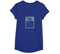 Rapport sur Les Sentiments blessés : Formulaire de Soutien émotionnel Humoristique T-Shirt, Fille, Bleu Royal, M