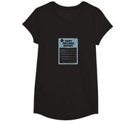 Rapport sur Les Sentiments blessés : Formulaire de Soutien émotionnel Humoristique T-Shirt, Fille, Noir, L