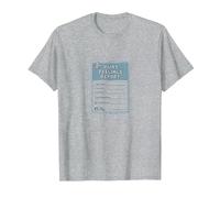 Rapport sur Les Sentiments blessés : Formulaire de Soutien émotionnel Humoristique T-Shirt, Homme, Gris Chiné, 3XL