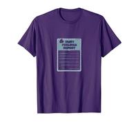 Rapport sur Les Sentiments blessés : Formulaire de Soutien émotionnel Humoristique T-Shirt, Homme, Violet, L