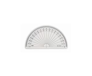 Rapporteur 1/2 cercle degrés Ø 13 cm - graphoplex
