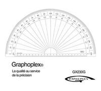 Rapporteur 1/2 cercle grades Ø 30 cm - graphoplex G