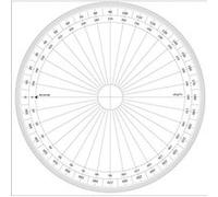 Rapporteur cercle entier degrés Ø 30 cm - graphoplex G