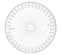 Rapporteur Cercle Entier Grades Ø 30 Cm