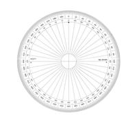 Rapporteur Cercle Entier Grades Ø 20 Cm