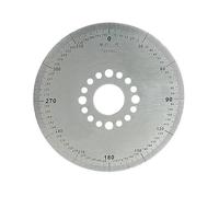 Rapporteur circulaire gradué pour outils de mesure (comme indiqué, 70 x 14 x 2 mm)