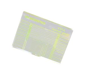 Rapporteur D'alignement De Cartouche De Bras De Lecture - Acrylique Importé De Haute Qualité 2,59 X 1,88 Pouces | Rapporteur D'alignement De CartoucheD' De Plateau Tournant | RègleD'alignements