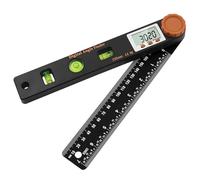 Rapporteur d'angle, Détecteur d'angle numérique 4 en 1, inclinomètre, goniomètre multifonctnel, détecteur, règle de niveau, outil de mesure