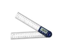 Rapporteur d'angle numérique 2 en 1 for scie à onglets, règle d'angle en acier inoxydable 200/300 mm(0-200mm)