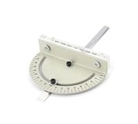 Rapporteur d'angle, Plaque d'insertion de Table de routeur en aluminium avec jauge à onglets for bancs de travail du bois scie à Table tondeuse multifonctionnelle Machine de gravure(Angle gauge)