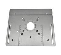 Rapporteur d'angle, Plaque multifonctionnelle d'insertion de Table de toupie en aluminium for le travail du bois plaque de toupie électrique for bancs de travail plaque de toupie(Set C)