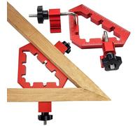 Rapporteur d'angle portable, rapporteur d'angle de précision à 90 degrés en d'aluminium, portable, pour le travail du bois, la construction, la rénovation de maison, le montage de portes et de