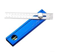 Rapporteur d'angle réglable en aluminium de 16,7 cm, marqueur de précision pour ingénieur de menuiserie, réparation, inclinomètre numérique alternatif (1 pièce)