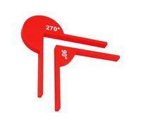 Rapporteur d'angles - Règle de mesure des angles avec marquage - Outil de géométrie - Aide à l'enseignement des mathématiques pour les architectes de salle de classe