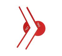 Rapporteur d'angles - Règle de mesure des angles avec marquage - Outil de géométrie - Aide à l'enseignement des mathématiques pour les architectes de salle de classe