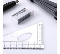 Rapporteur De Géométrie De Précision Portable 8 Pièces/Ensemble, Règle De Boussole, Crayon, Kit D'outils Essentiels Pour L'étude Des Maths W91a