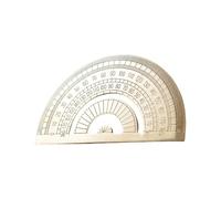 Rapporteur de mathématiques en laiton vintage triangulaire règle papeterie précision outil de mesure rapporteur de dessin en laiton pour étudiants, architectes, ingénieurs