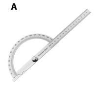 Rapporteur En Acier Inoxydable Résistant À 180,Règle En Métal,Compteur D'angle,Jauge D'angle,Détecteur D'angle,Goniomètre,Convoyeur D'angle - Type A