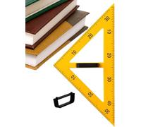 Rapporteur Géant Pour La Classe,Équerre D'angle Pour Tracé Et Dessin | Grande Règle Pédagogique Pour Enseignants | Destiné Aux Architectes, Ingénieurs, Artistes, Designers, Et Cours (A)