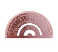 Rapporteur Mathématique Pour La Géométrie | Règle D'apprentissage | Outil De Dessin Créatif De Style Rétro, Règle Demi-cercle De Précision À 180 Degrés | Pour Le Travail Du Bois, L'école, Les Étudiant