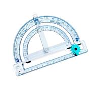 Rapporteur multifonction 4 en 1 avec outil de mesure des angles et outil de dessin circulaire pour étudiants ingénieurs règle de dessin avec dessin