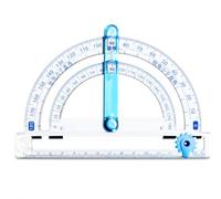 Rapporteur Multifonction Règle, Grand démonstrateur d'angle | Corps en plastique, Instrument mesure, Construction angulaire, Pr enseignants
